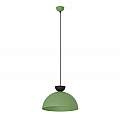 Lampadario Minimal Efesto Acciaio Nero Verde 1 Luce Gx53 LA0009-EB-1-NR-VE2