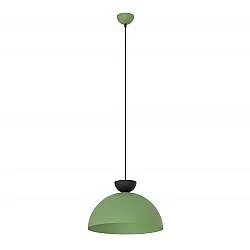 Lampadario Minimal Venus Acciaio Nero Verde Large 1 Luce Gx53
