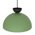 Lampadario Minimal Efesto Acciaio Nero Verde 1 Luce Gx53 LA0009-EB-1-NR-VE2