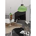 Lampadario Minimal Efesto Acciaio Nero Verde 1 Luce Gx53 LA0009-EB-1-NR-VE2