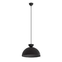Lampadario Minimal Mulciber Acciaio Nero 1 Luce Gx53