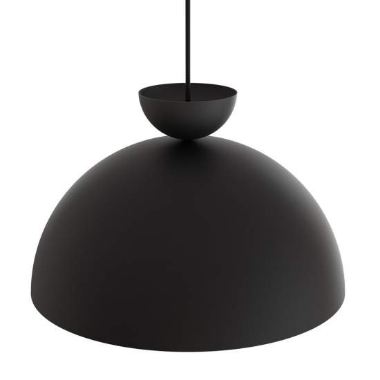 Lampadario Minimal Efesto Acciaio Nero 1 Luce Gx53 LA0009-EB-1-NR2