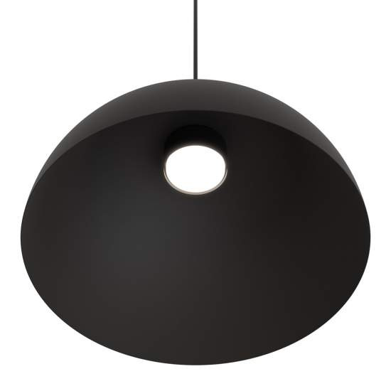 Lampadario Minimal Efesto Acciaio Nero 1 Luce Gx53 LA0009-EB-1-NR2