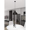 Lampadario Minimal Efesto Acciaio Nero 1 Luce Gx53 LA0009-EB-1-NR2