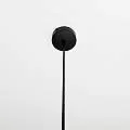 Sospensione Moderna 1 Luce Kali In Acciaio Nero E Sfera In Vetro Ambra LA00139-EB-1-NR-AM
