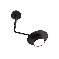 Plafoniera Minimal Cerere Acciaio Nero 1 Luce Gx53 Ip20