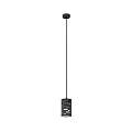 Sospensione 1 Luce Venere In Acciaio Nero Cilindrico LA0022-EB-1-NR