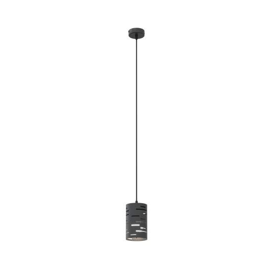 Sospensione 1 Luce Venere In Acciaio Nero Cilindrico LA0022-EB-1-NR