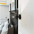 Applique Moderna Baldr 1 Luce Nera LA0037-EB-AP1-NR