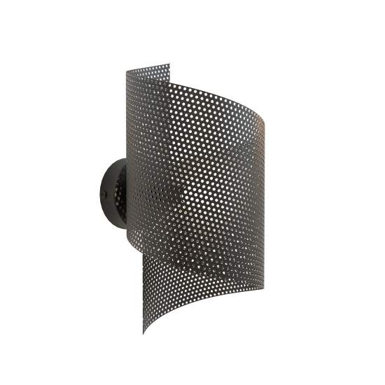 Applique Moderna Baldr 1 Luce Nera LA0037-EB-AP1-NR