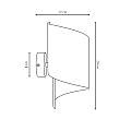 Applique Moderna Baldr 1 Luce Oro LA0037-EB-AP1-OR