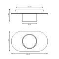 Lampada Da Soffitto 1 Luce Freya In Acciaio Nero Diffusore A Cilindro LA0045-EB-PL1-NR
