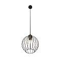 Sospensione Minimal Industrial Hathor 1 Luce Nera LA0056-EB-1-NR