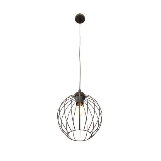 Sospensione Minimal Industrial Hathor 1 Luce Nera LA0056-EB-1-NR