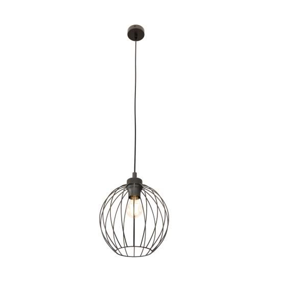 Sospensione Minimal Industrial Hathor 1 Luce Nera LA0056-EB-1-NR