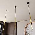Sospensione Contemporanea In Acciaio 1 Luce Shu Nero E Oro LA0059-EB-1-NR-OR