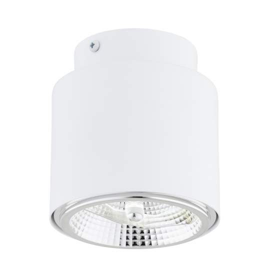 Plafoniera Moderna 1 Luce Faretto Ptah In Acciaio Bianco LA0061-EB-PL1-BI