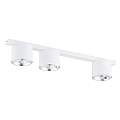 Plafoniera Moderna 3 Luci Faretti Ptah In Acciaio Bianco LA0061-EB-PL3-BI