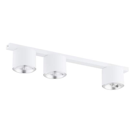 Plafoniera Moderna 3 Luci Faretti Ptah In Acciaio Bianco LA0061-EB-PL3-BI