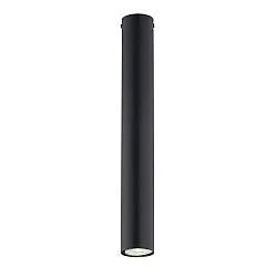 Plafoniera Moderna Faretto Marduk 1 Luce Acciaio Nero 45 Cm