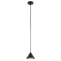 Sospensione Minimal Skadi 1 Luce In Acciaio Nero