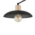 Lampadario Minimal Ishtar Acciaio Nero 4 Luci E27 Ip20 LA0066-EB-4-NR