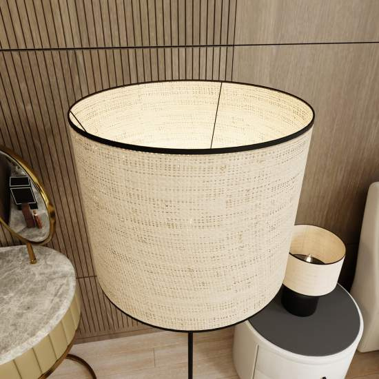 Piantana Minimal Enlil Acciaio Nero 1 Luce E27 Ip20 LA0068-EB-PT1-NR