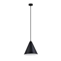 Sospensione Nordica Su 1 Luce In Acciaio Nero