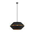 Sospensione Contemporanea 1 Luce Bellerofonte In Metallo Nero E Oro LA0091-EB-1-NR