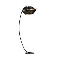 Piantana Moderno Enea Acciaio Nero 1 Luce E27 Ip20 LA0092-EB-PT1-NR