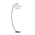 Piantana Moderno Enea Acciaio Nero Bianco 1 Luce E27 Ip20 LA0092-EB-PT1-NR-BI