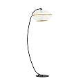 Piantana Moderno Enea Acciaio Nero Bianco 1 Luce E27 Ip20 LA0092-EB-PT1-NR-BI