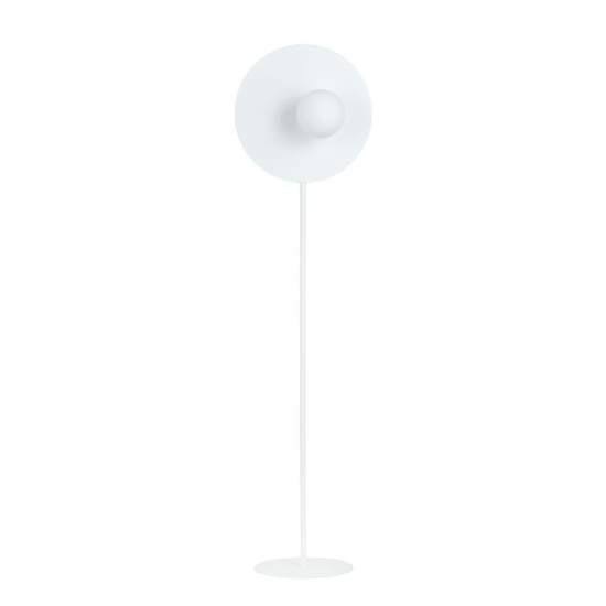 Piantana Minimal Ippolita Acciaio Bianco 1 Luce E14 Ip20 LA0093-EB-PT1-BI