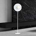 Piantana Minimal Ippolita Acciaio Bianco 1 Luce E14 Ip20 LA0093-EB-PT1-BI