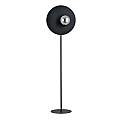 Piantana Minimal Ippolita Acciaio Nero Grigio 1 Luce E14 Ip20 LA0093-EB-PT1-NR-GR