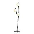 Piantana Contemporaneo Oceano Acciaio Nero 3 Luci E14 Ip20 LA0101-EB-PT3-NR