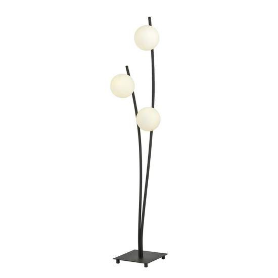 Piantana Contemporaneo Oceano Acciaio Nero 3 Luci E14 Ip20 LA0101-EB-PT3-NR