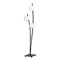 Piantana Contemporaneo Oceano Acciaio Nero 3 Luci E14 Ip20 LA0101-EB-PT3-NR