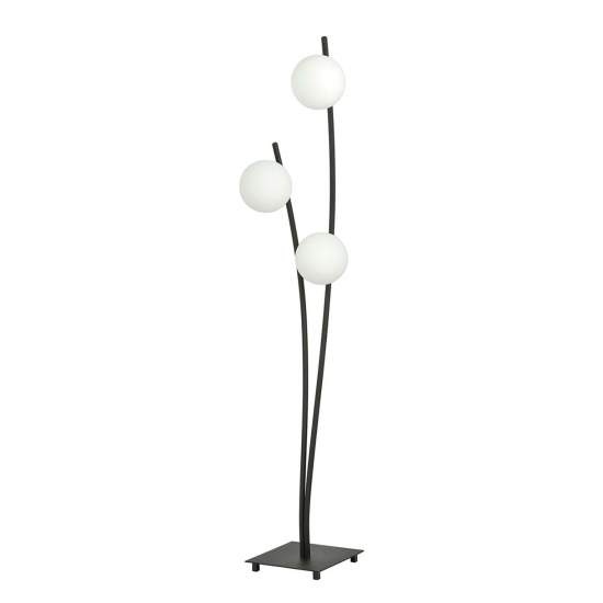 Piantana Contemporaneo Oceano Acciaio Nero 3 Luci E14 Ip20 LA0101-EB-PT3-NR