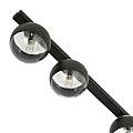 Plafoniera Moderna Giapeto Acciaio Nero 3 Luci E14 Ip20 LA0106-EB-PL3-NR-TR
