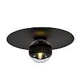 Plafoniera Minimal Mnemosine Acciaio Nero 1 Luce E14 Ip20 LA0108-EB-PL1-NR