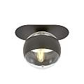 Plafoniera Minimal Teia Acciaio Nero 1 Luce E14 Ip20 LA0110-EB-PL1-NR