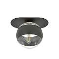 Plafoniera Minimal Teia Acciaio Nero 1 Luce E14 Ip20 LA0110-EB-PL1-NR