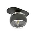 Plafoniera Minimal Teia Acciaio Nero 1 Luce E14 Ip20 LA0110-EB-PL1-NR
