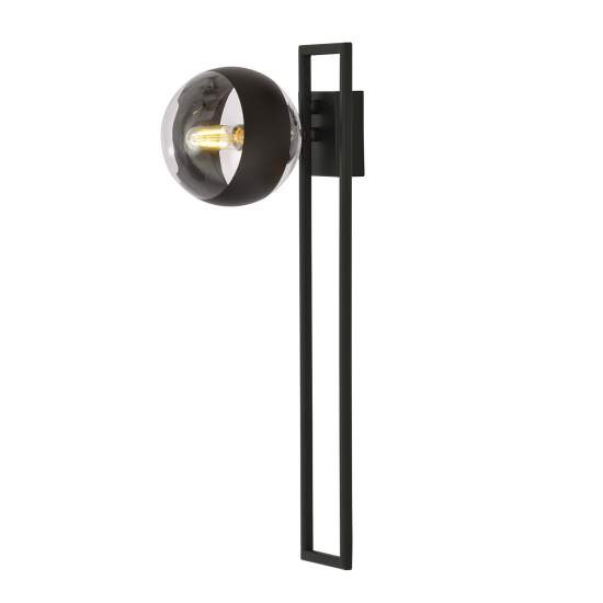 Plafoniera Moderna Andromeda Acciaio Nero 1 Luce E14 Ip20 LA0114-EB-PL1-NR-TR3