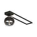 Plafoniera Moderna Andromeda Acciaio Nero 1 Luce E14 Ip20 LA0114-EB-PL1-NR-TR3