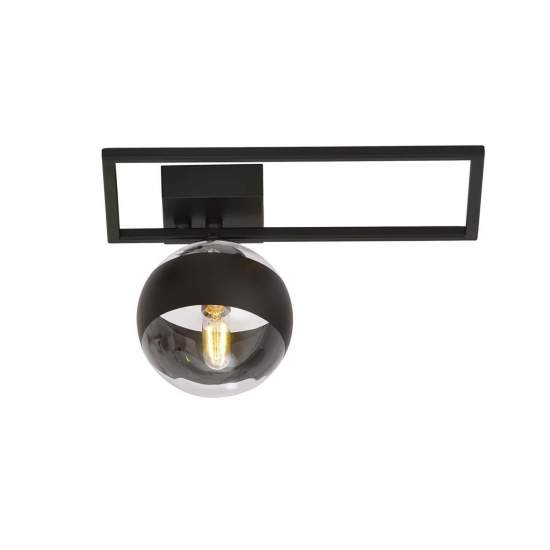 Plafoniera Moderna Andromeda Acciaio Nero 1 Luce E14 LA0114-EB-PL1-NR-TR4