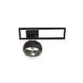 Plafoniera Moderna Andromeda Acciaio Nero 1 Luce E14 LA0114-EB-PL1-NR-TR4