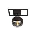 Plafoniera Moderna Andromeda Acciaio Nero Luce E14 Ip20 LA0114-EB-PL1-NR-TR5