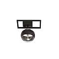 Plafoniera Moderna Andromeda Acciaio Nero Luce E14 Ip20 LA0114-EB-PL1-NR-TR5